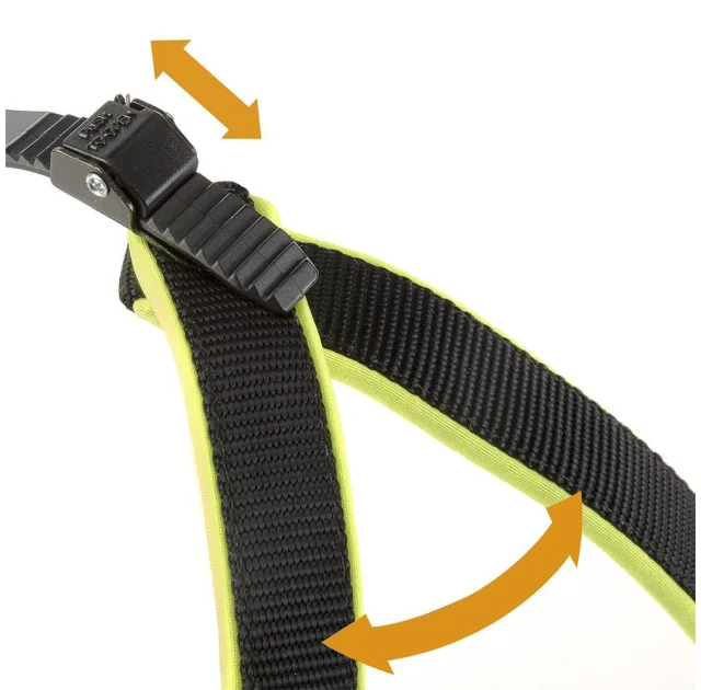 Эргономичная шлейка Ferplast Agila Fluo 9 Yellow для собак, 77x85 см