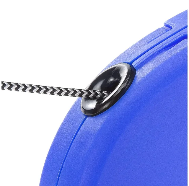 Поводок-рулетка для собак до 12 кг Ferplast Amigo Easy Mini Cord Blue cо шнуром, синій, 3 м