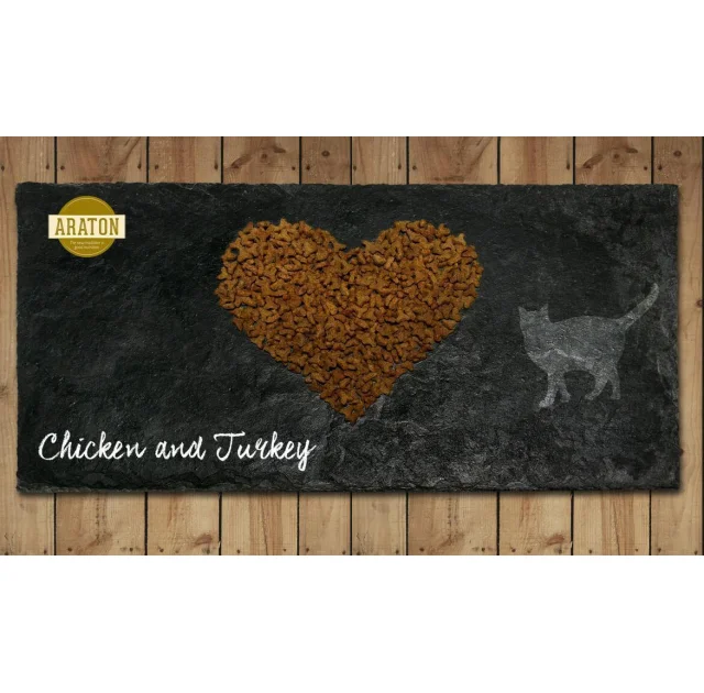 Сухий корм Araton Adult With Chicken & Turkey для котів вагою від 1 до 8 кг, 400 г