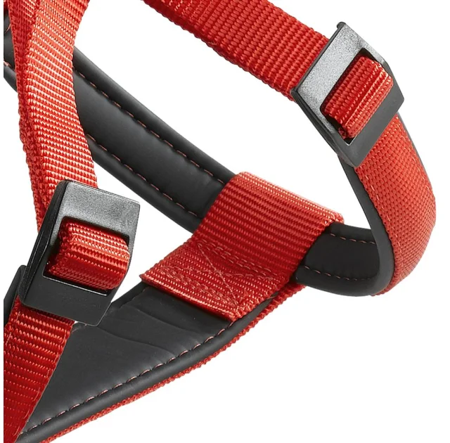 Нейлоновая шлейка Ferplast Daytona P Harness Extra Large Red для собак, A: 82÷89 см, B: 88÷99 см