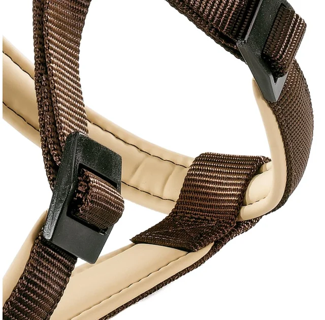 Нейлоновая шлейка Ferplast Daytona P Harness Large Brown для собак, A: 65÷70 см, B: 66÷73 см